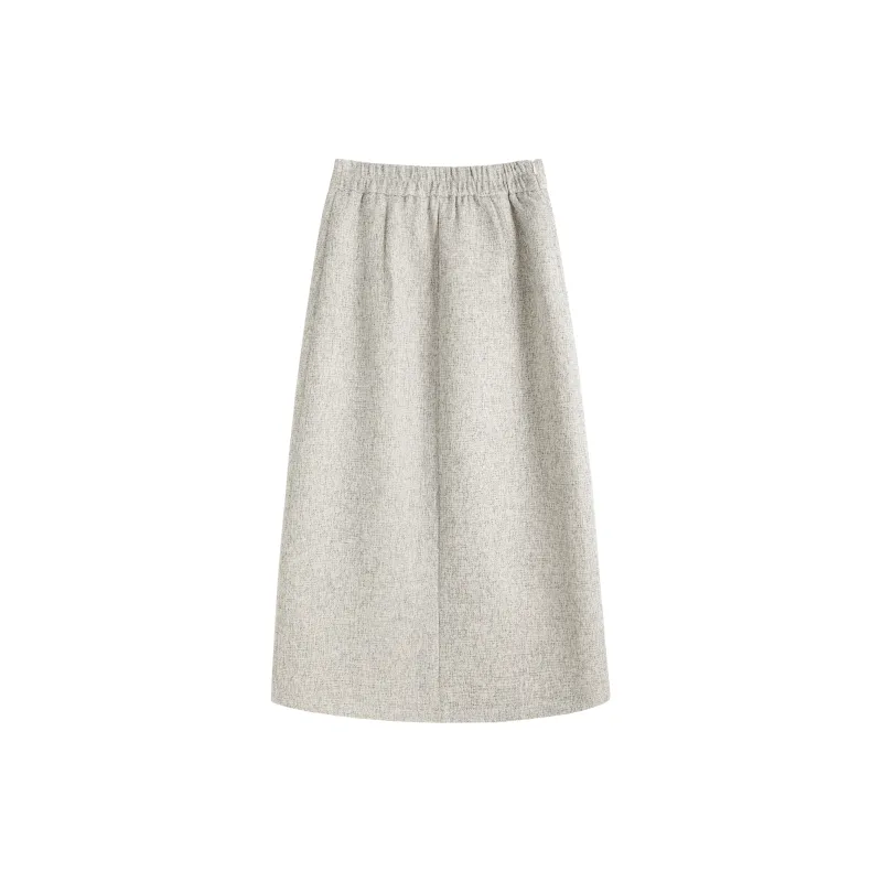 SUBEN Skirt Set Women's Light Gray-4