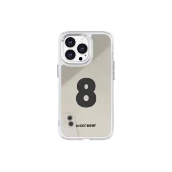 Victory Charge PC Material Bold Black 8 Phone Cases Apple/Apple 15PROMAX/14PLUS/13PRO/12/11 Trendy And Cool