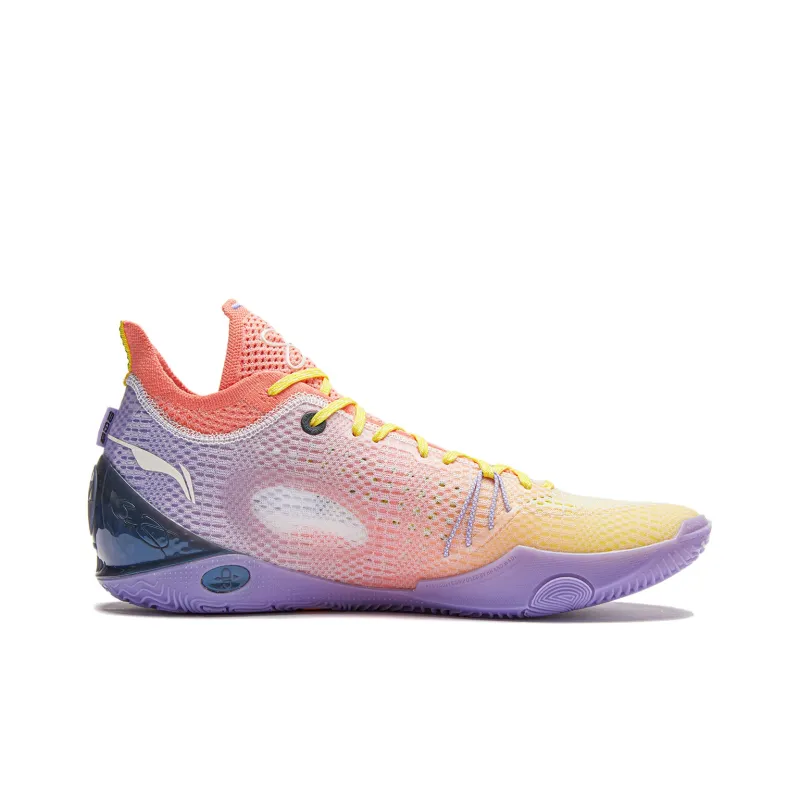 LINING Wade 808 3 Basketball Shoes Men Low Top Bright Yellow/Red Coral Pink/Vero Rose Purple-1