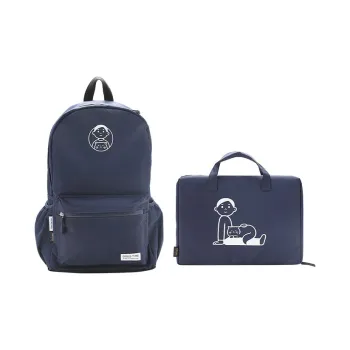 KOKUYO Noritake Collaboration Nylon Backpack Regular Unisex White/Blue
