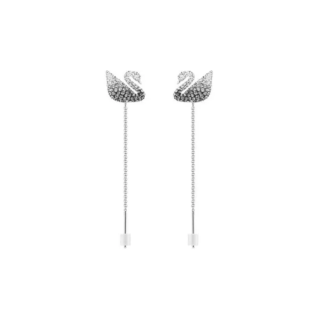 Swarovski Rhodium Plated Earrings Women's-0