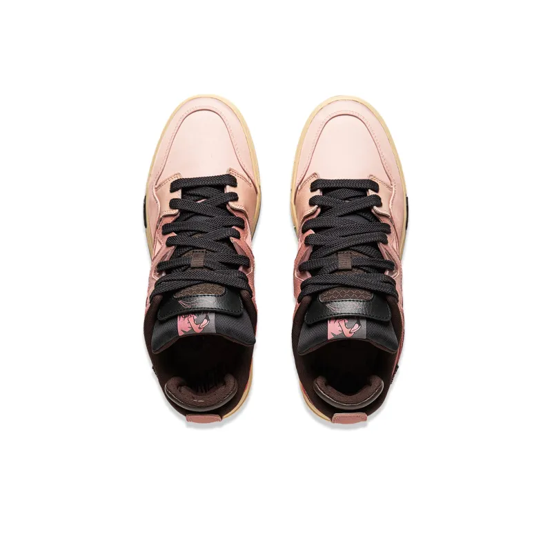 LiNing Wei Wu PRO PRO Low Top Skateboard Shoes Men's New Mist Rose Pink-3