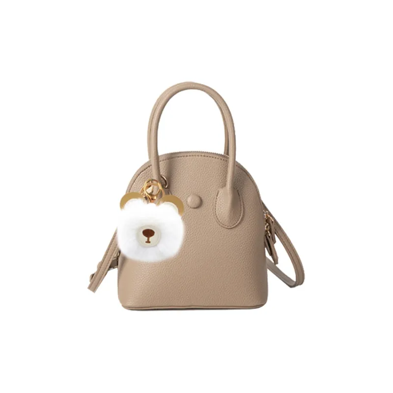 Hahhhsis PU Leather One Shoulder Handbags Women's Pink/Baby Blue/Silver/Khaki/Black-17