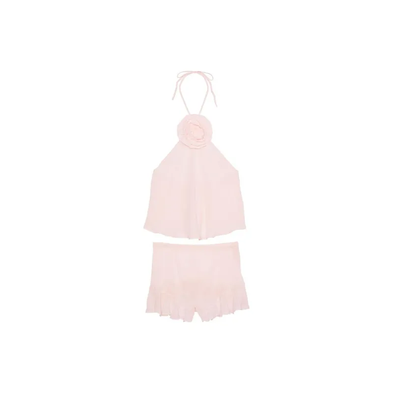 VICTORIA'S SECRET Pajama Set Women's Soft Pink-0