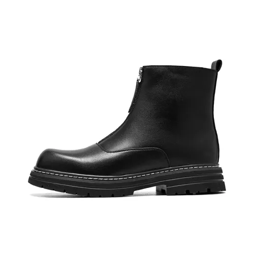 DOUBLE STAR 88 Ankle Boots Men Black