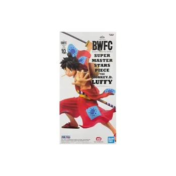 BANDAI Monkey D. Luffy Bandai One Piece Bwfc Character Figure Top Battle 3 Luffy 19cm Bonus Gifts