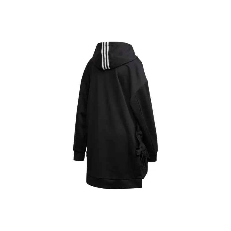 Adidas Hoodie Sweatshirt Women's Black-1