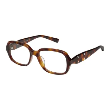 GENTLE MONSTER Plate Frame Square Sunglasses Unisex Tortoiseshell
