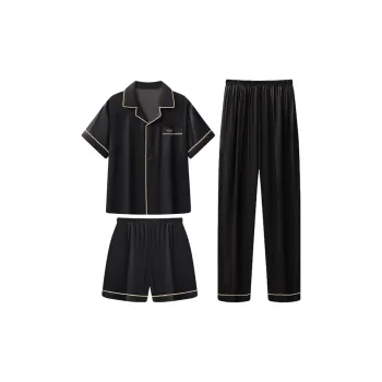 Lan Miao Pajama Set Men's Black