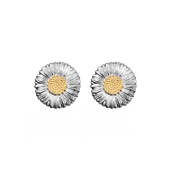 BUCCELLATI BLOSSOMS Series Gold Plated Silver Earrings Women's Silver