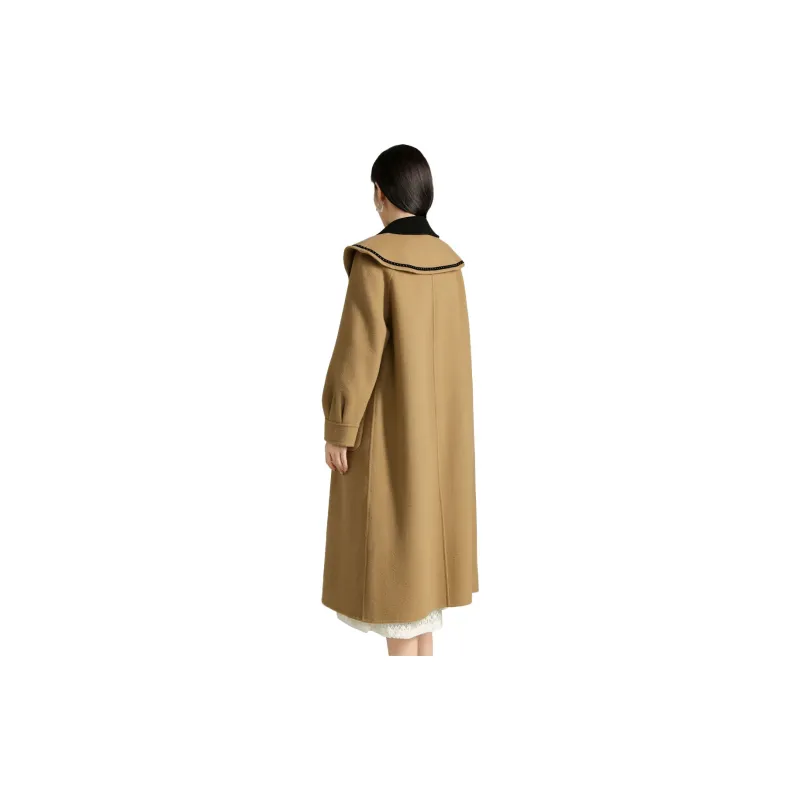 SMEN Coats Women's Khaki-0