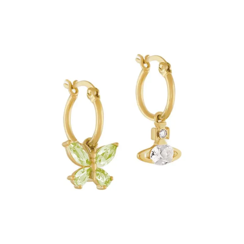 Vivienne Westwood Brass Earrings Unisex Gold-1