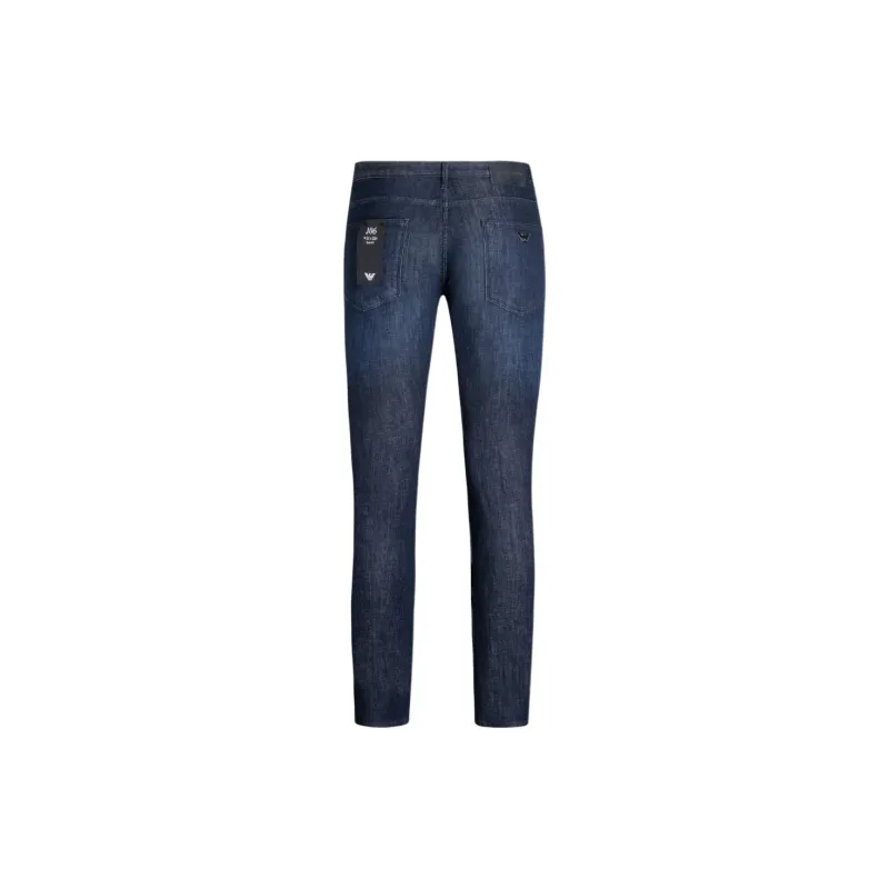 EMPORIO ARMANI Logo Plaque Slim Fit Jeans-1