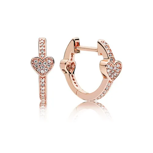 Pandora Earrings Women's Rose Gold