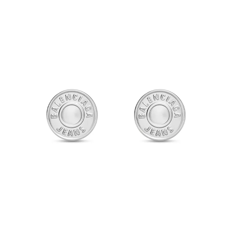 Balenciaga Earrings Women's Silver-1
