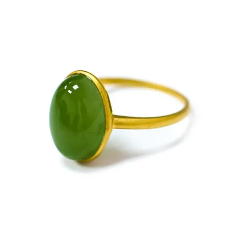 GANGCUI Hetian Jade Rings Unisex