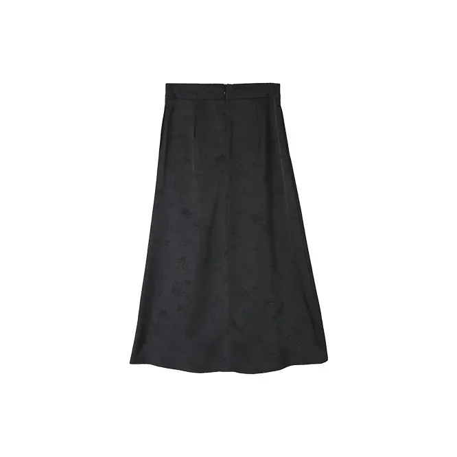 HIPPIEMISS Casual Long Skirts Women's Black-1