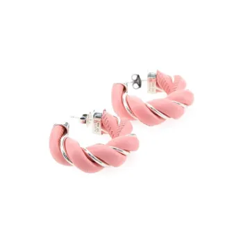 Bottega Veneta Twist Hoop Earrings