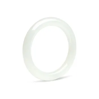 Xifeng Building Bangles Pale Greenish White Jade Women's