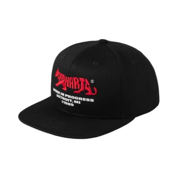 Carhartt WIP Cotton Baseball Caps Unisex Black