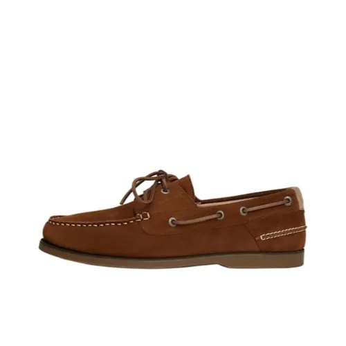 Tommy Hilfiger Boat Shoes Men Brown