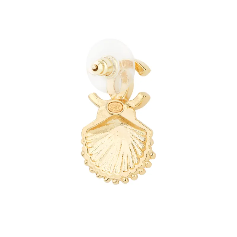CHANEL Earrings Women's Gold-2