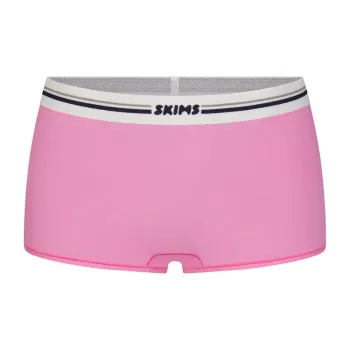 SKIMS FITS EVERYBODY Series LOGO BOY SHORT Underpants Women's SUGAR PINK/Sugar Pink