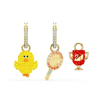 Swarovski Line Friends Earrings Women's Light Gradient