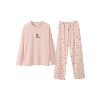 Huggy Kissy Pajama Set Women's Light Dusty Pink