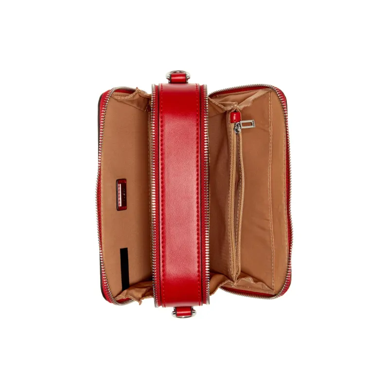 GUESS Artificial Leather Crossbody Bag Women's Red-2