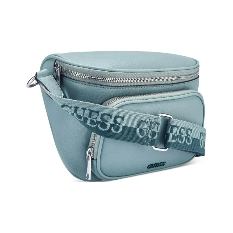 GUESS Artificial Leather Fanny Pack Mini Women's Moss Green-1