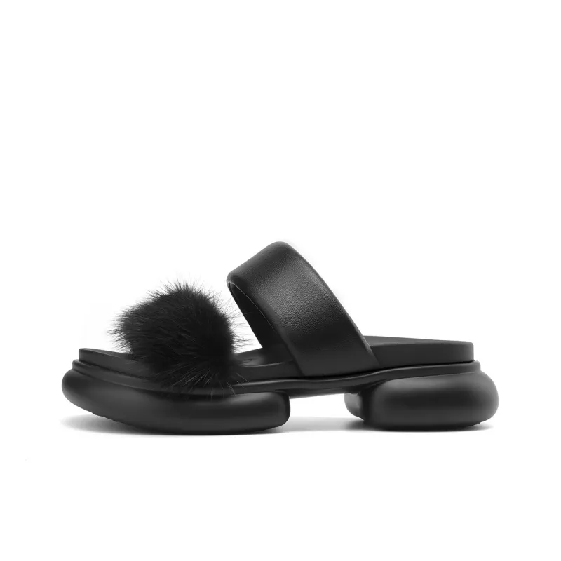 JOSINY Roman Sandals 5cm Women's Black/Ecru-1