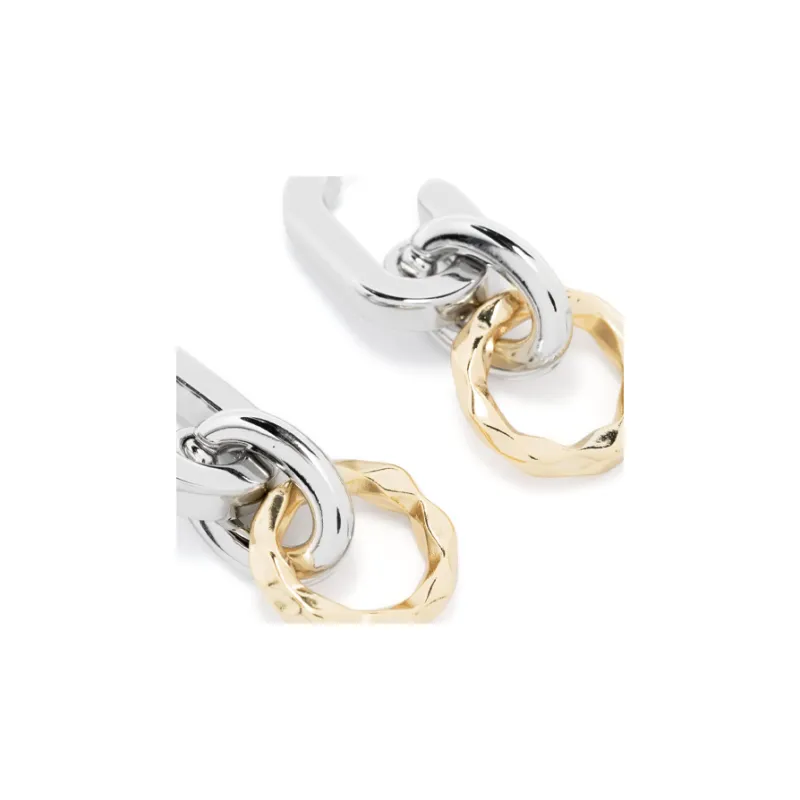 Maje Chain-link Hoop Earrings-1
