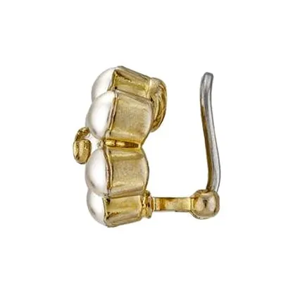 GUCCI Embellished Double G Earrings-1