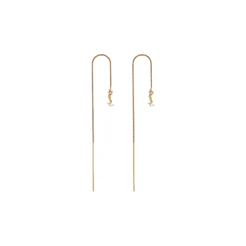 SAINT LAURENT Metal Earrings Women's Gold