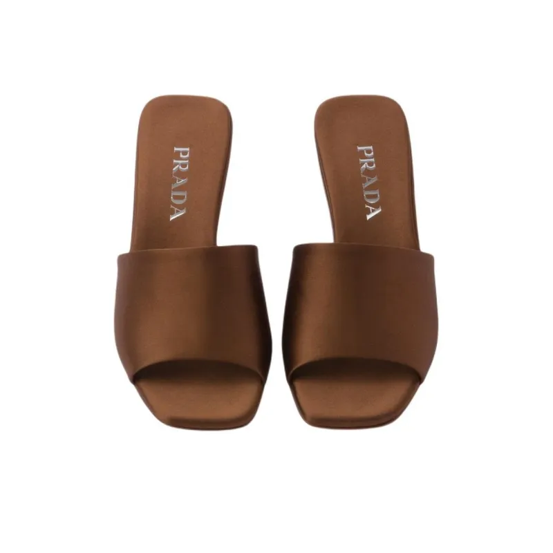 PRADA 35mm Triangle-heel Satin Mules-5