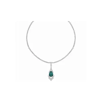 Swarovski Alloy Necklaces Unisex Silver