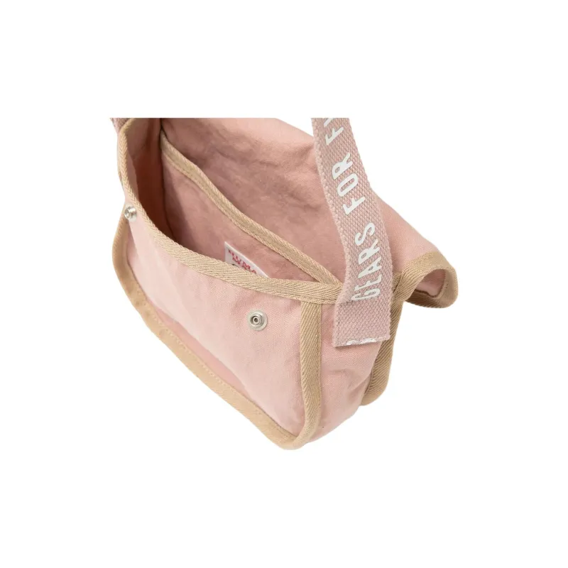 HUMAN MADE Cotton Messenger Bag, Crossbody Bag, Shoulder Bag Women's Pink-3