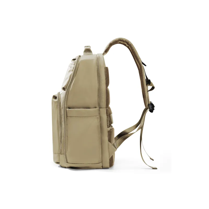 RIOREX Fabric Backpack Large Size Unisex Black/Khaki/Ecru/Army Green/Sea Blue-18