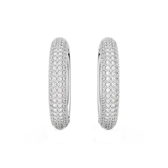 Swarovski Dextera Crystal embellished Hoop Earrings-1