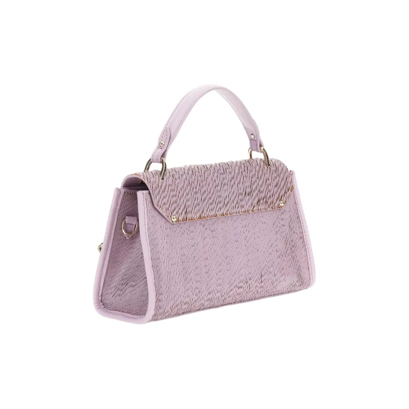 GUESS Genuine Leather Handbag Women's Purple-1