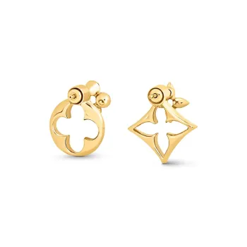 LOUIS VUITTON Lv Flowergram Earrings
