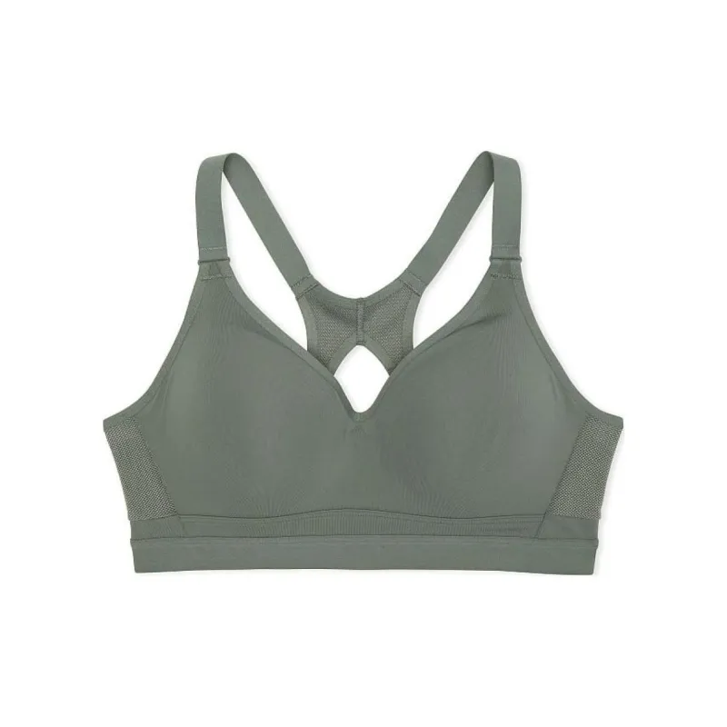 Victoria's Secret INCREDIBLE Marvel Collection 9415 Sports Bra With Plunge Bra Women's Turquoise Wood Green-0