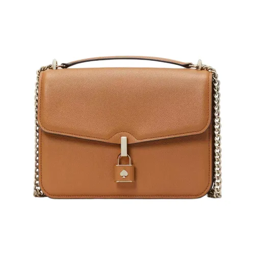 Kate Spade Locket Litchi Grain Leather Portable Crossbody Bag Shoulder Bag Women's Brown