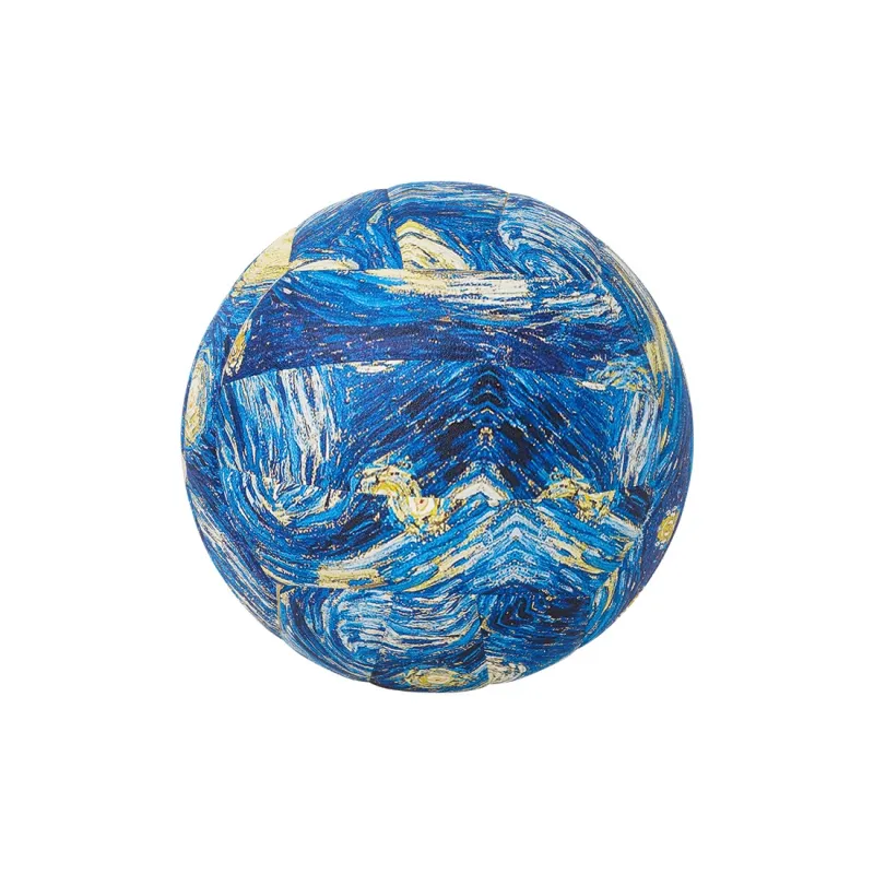 Kuangmi PU Size 5 Volleyball Unisex Van Gogh Starry Sky-3