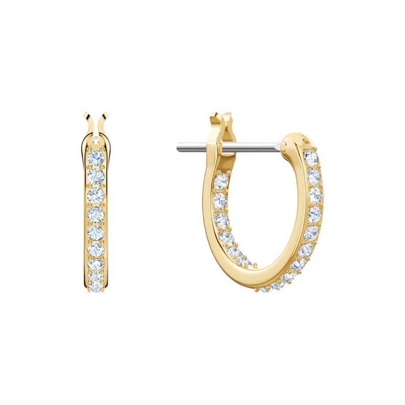 Swarovski Ocean Earrings Women's Gold-3