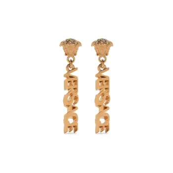 VERSACE Medusa Head Motif Earrings
