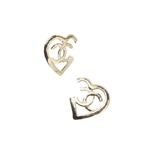 CHANEL Earrings Women's Gold