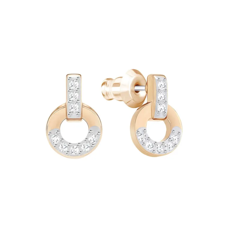 Swarovski Circle Earrings Women's-1