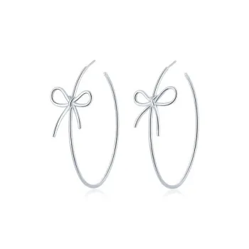 LELOUP Rhodium Plated Copper Earrings Women's Silver